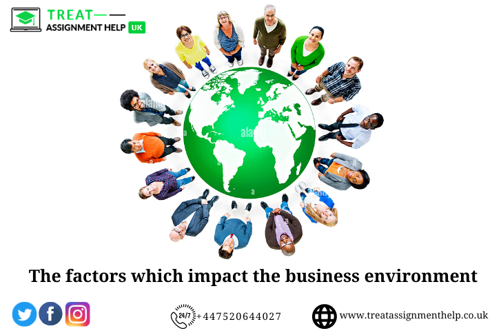 The factors which impact the business environment